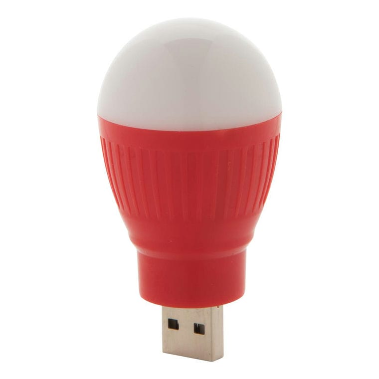 Lampă USB Kinser roșu alb
