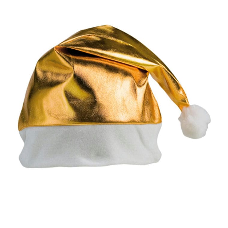 Căciulă Moș Crăciun Shiny Galben auriu
