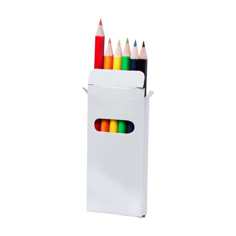 Set de creioane colorate GARTEN Alb