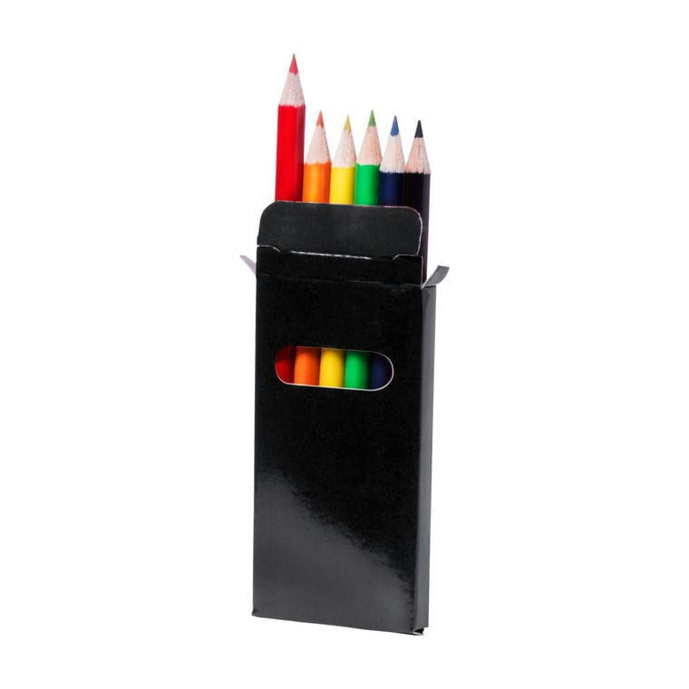 Set de creioane colorate GARTEN Negru