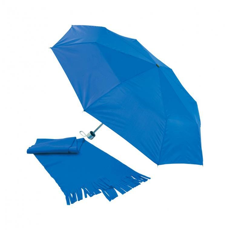 Set umbrelă și eșarfă Bitem albastru