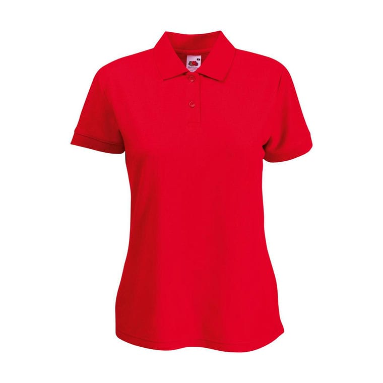 Tricou polo damă 65/35 roșu