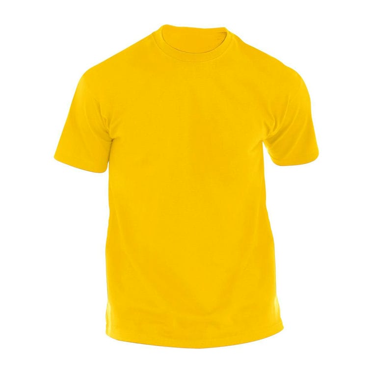 Tricou colorat adulți Hecom galben