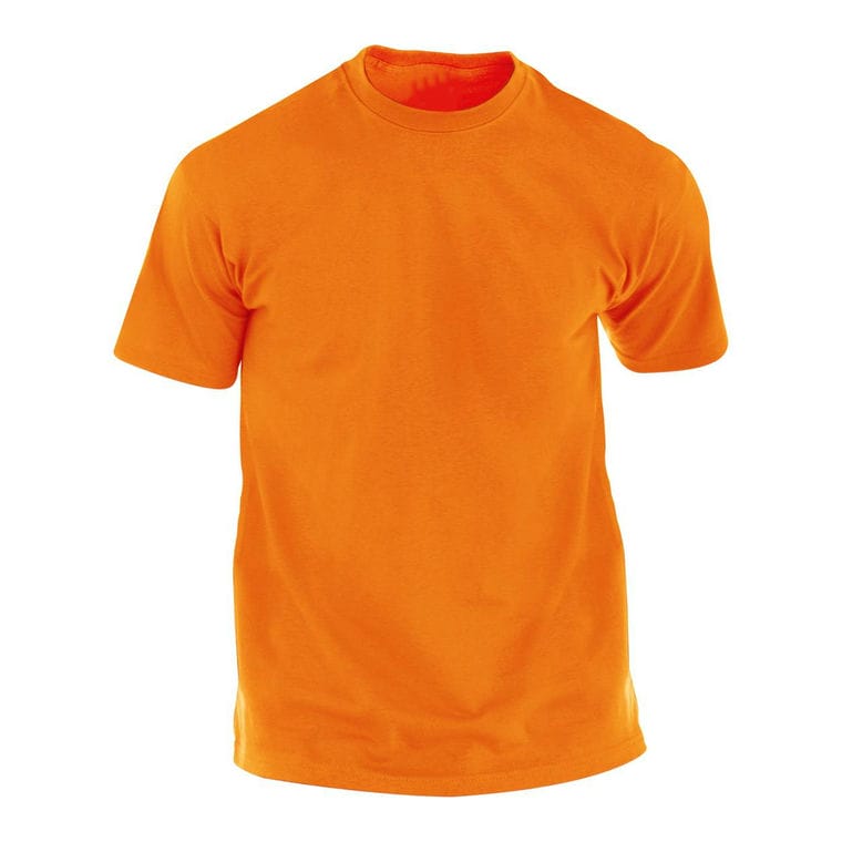 Tricou colorat adulți Hecom portocaliu