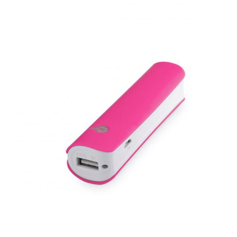 Baterie externă USB Hicer roz 2200 mAh