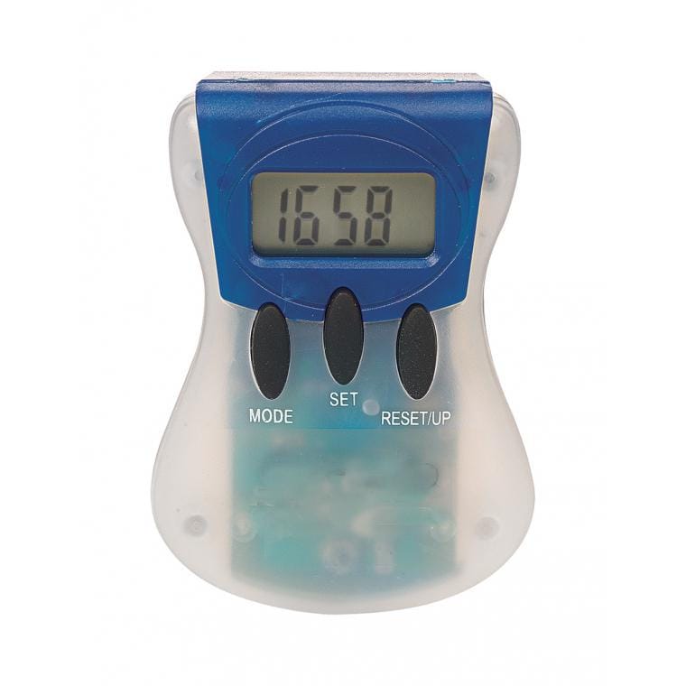 Pedometru Step albastru închis