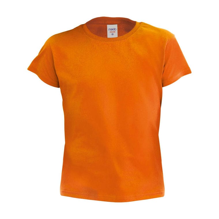 Tricou colorat copii Hecom Kid portocaliu 6-8