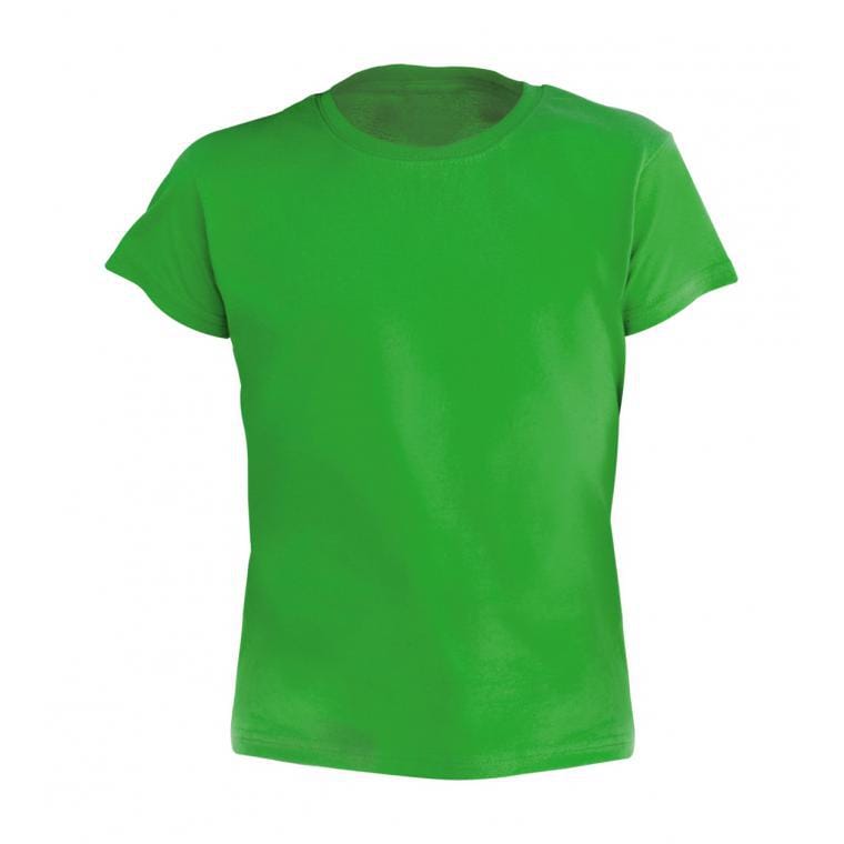 Tricou colorat copii Hecom Kid verde 4-5