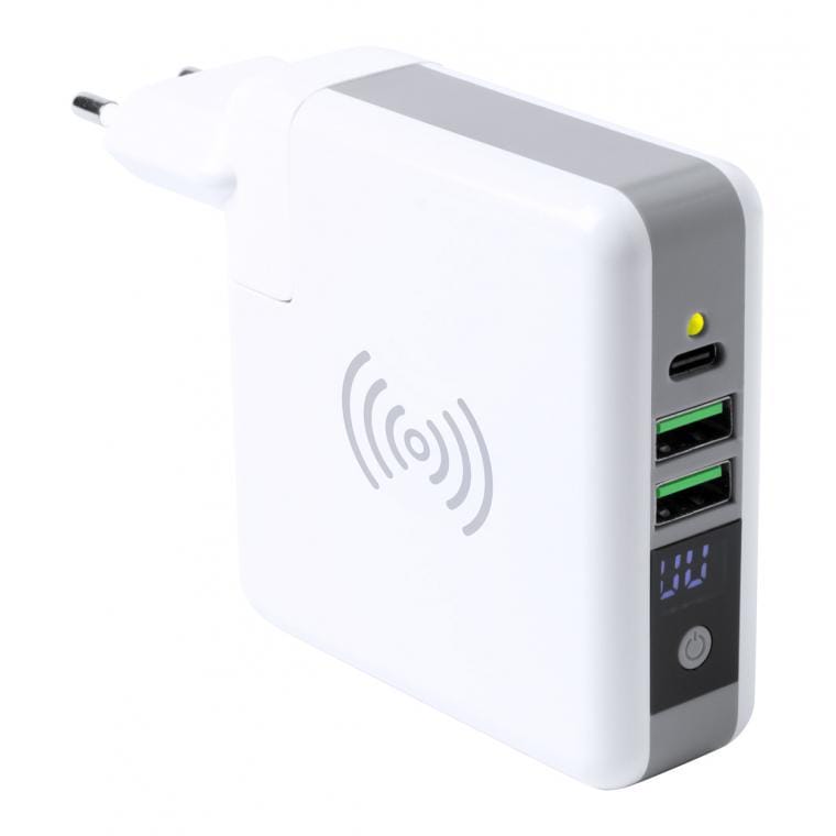 Adaptor de călătorie Teimpor alb