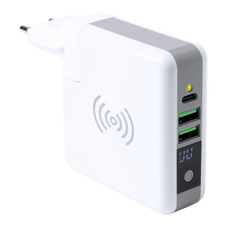 Adaptor de călătorie Teimpor alb