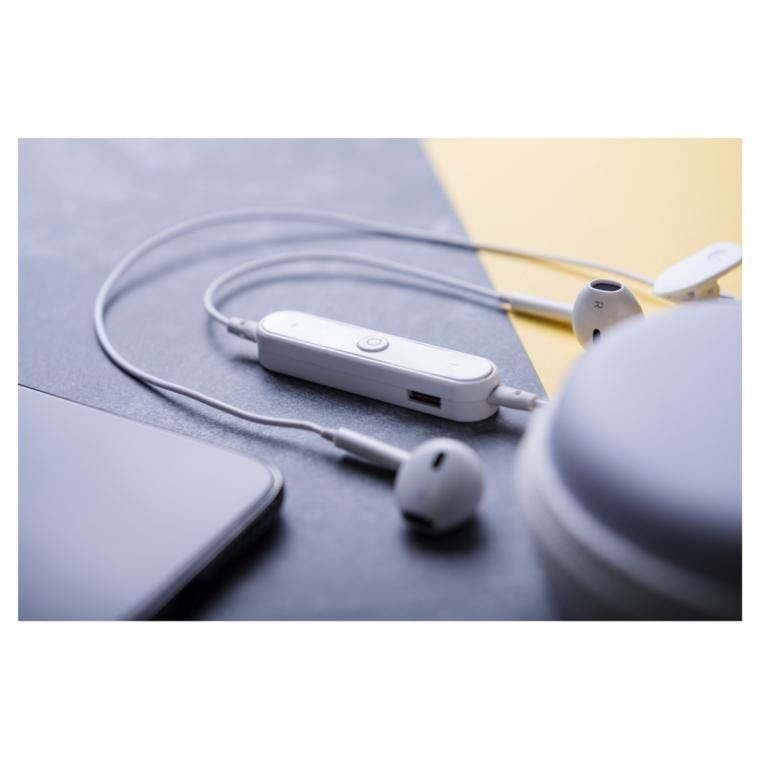 Căști bluetooth Sopral alb