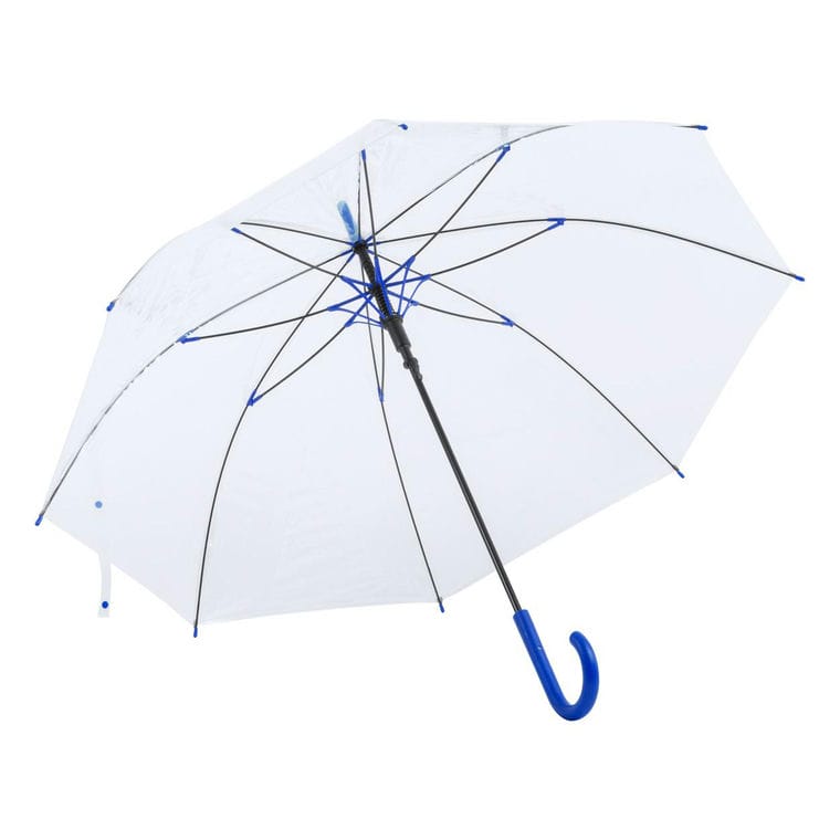 Umbrelă Fantux albastru transparent