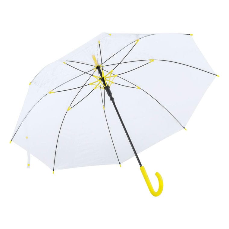 Umbrelă Fantux galben transparent