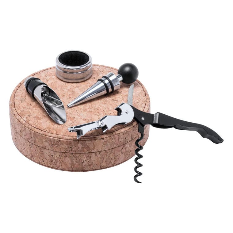 Set pentru vin Bribal natural argintiu