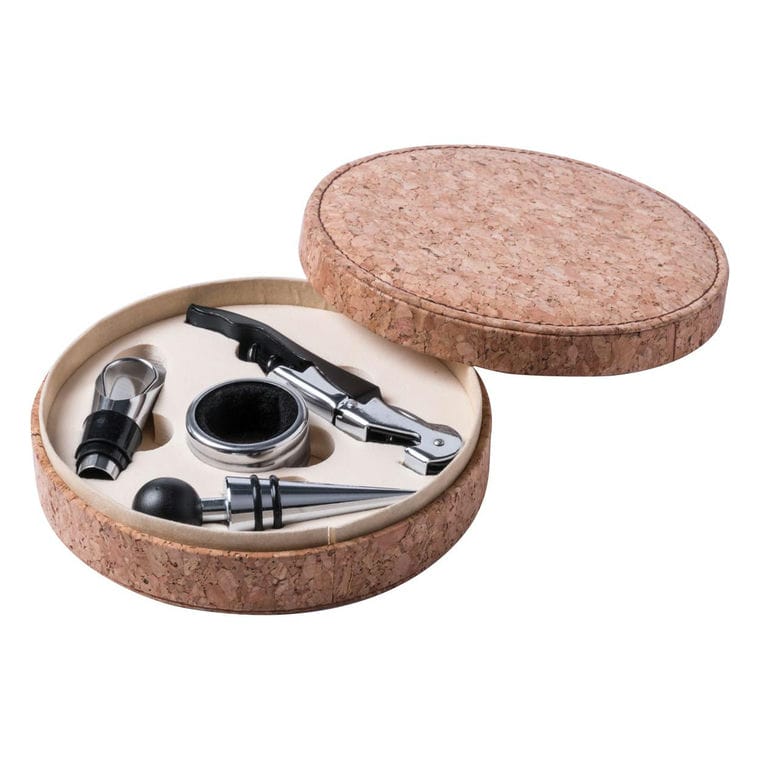 Set pentru vin Bribal natural argintiu