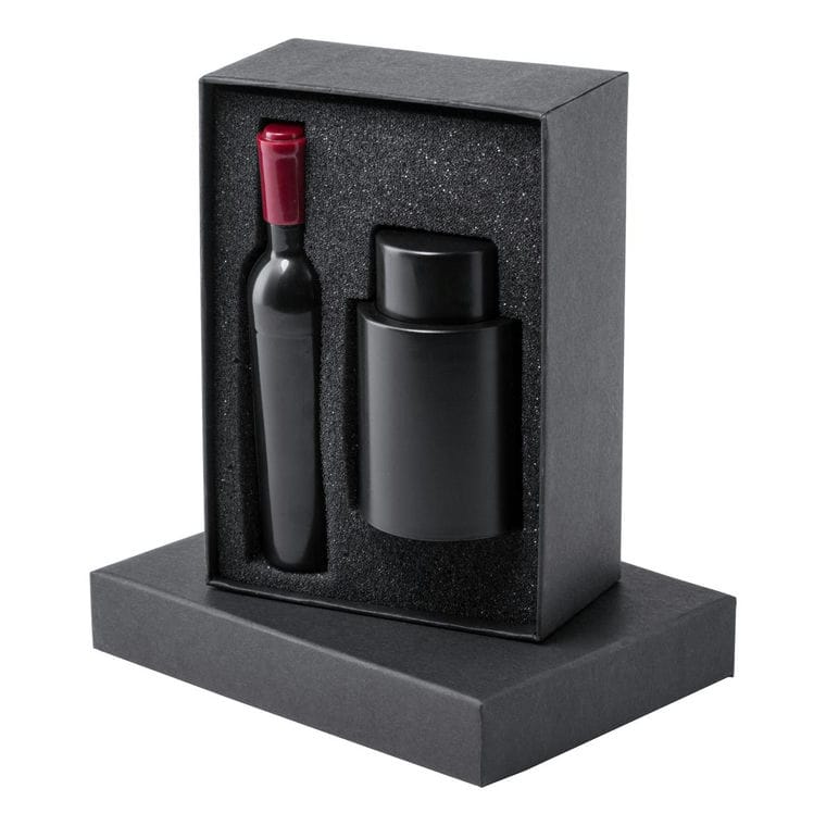Set pentru vin Kazan negru