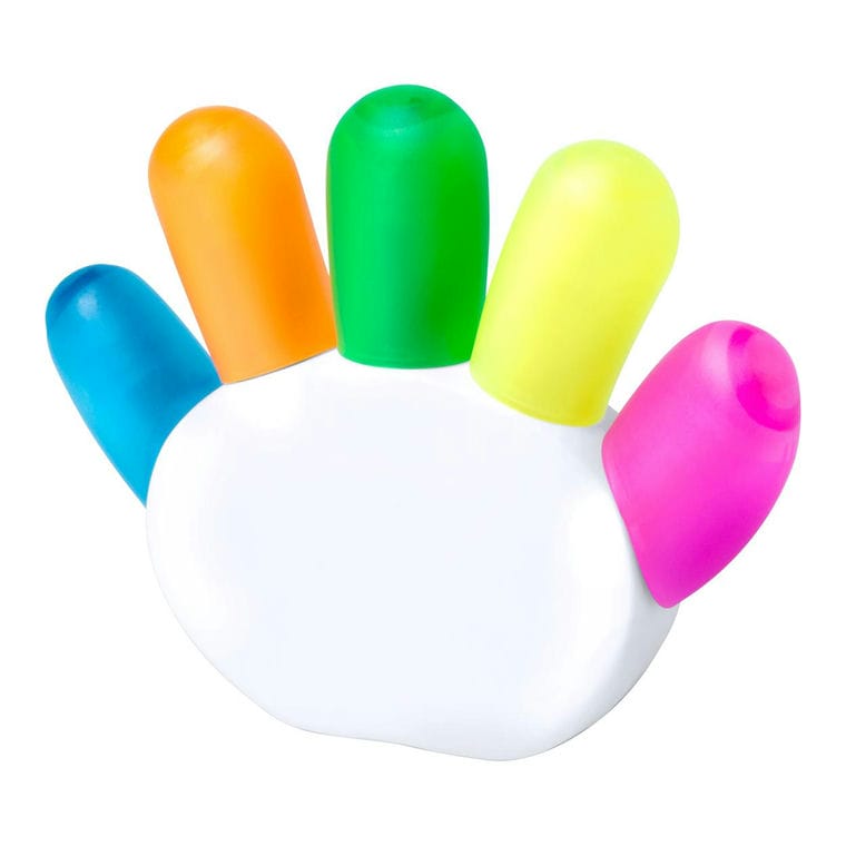 Set evidențiatoare Dinku alb