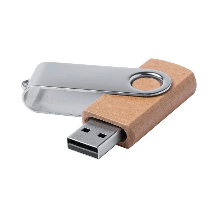 Memorie USB Trugel 16GB natural argintiu