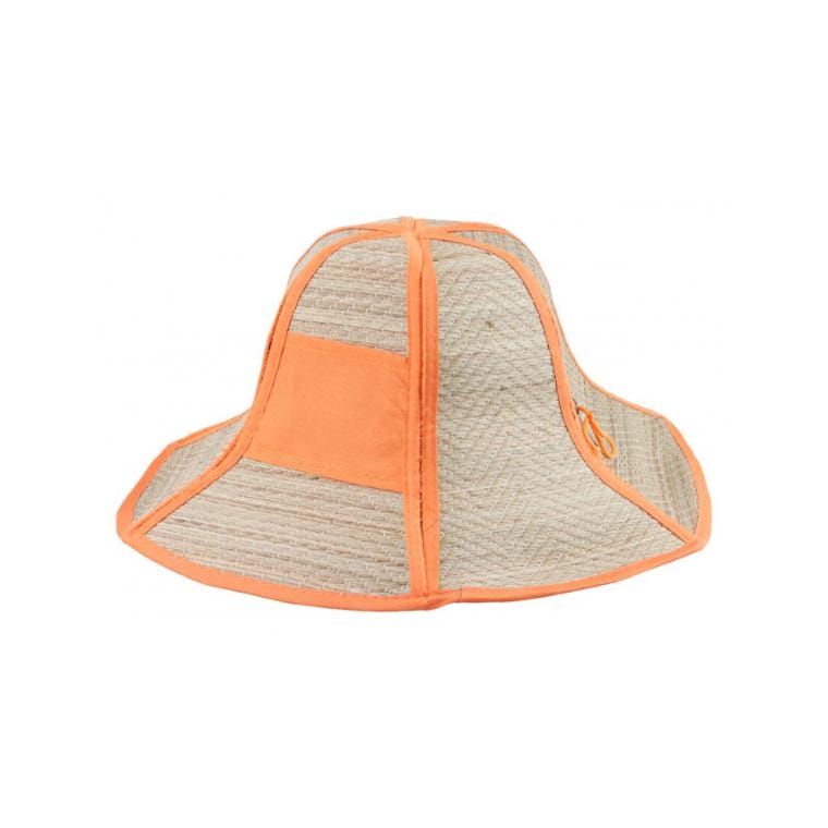 Pălărie de paie Caraibe portocaliu