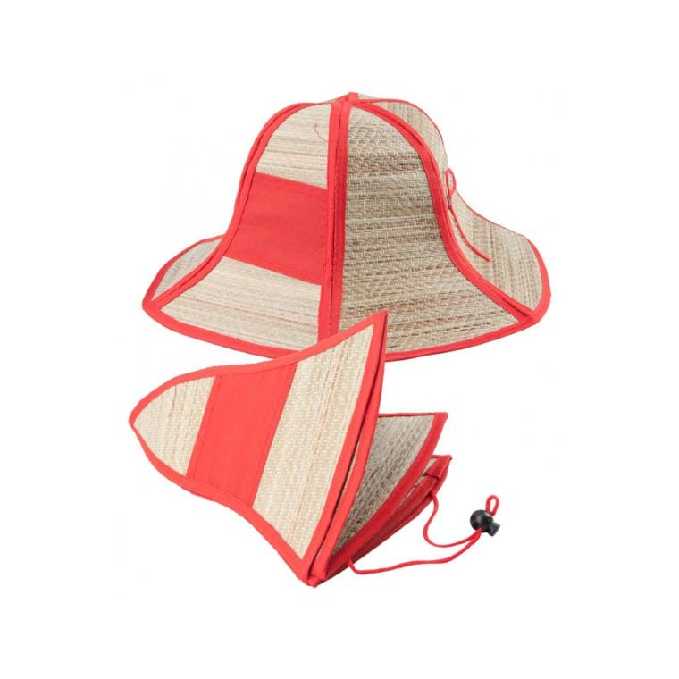 Pălărie de paie Caraibe Roșu