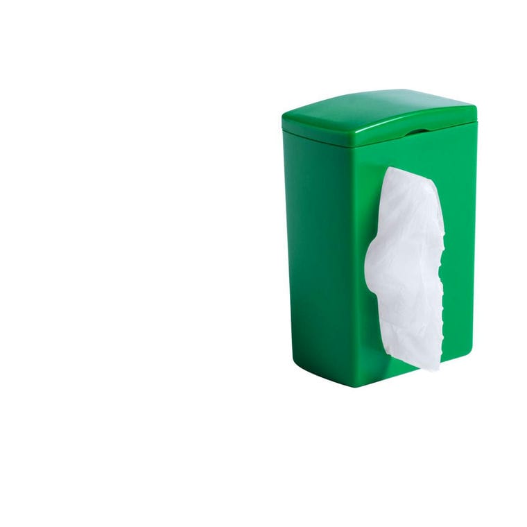 Dispenser de pungi pentru deșeuri Bluck verde