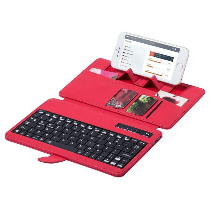 Suport cu tastatură Dustin roșu