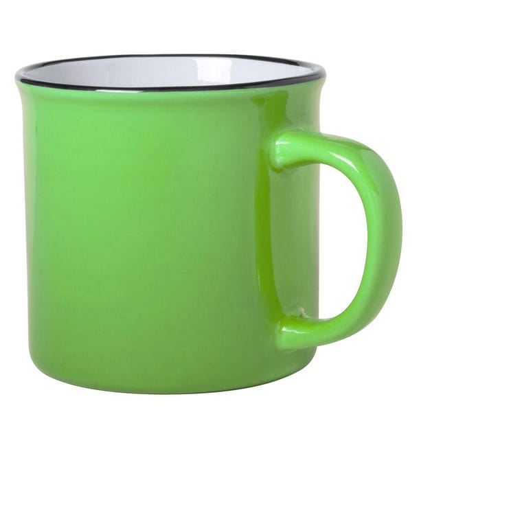 Cană Sinor verde deschis alb