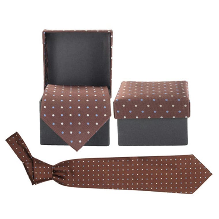 Cravată Luxey maro