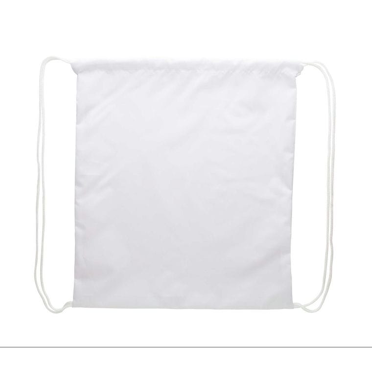 Rucsac cu șnur personalizat CreaDraw alb alb