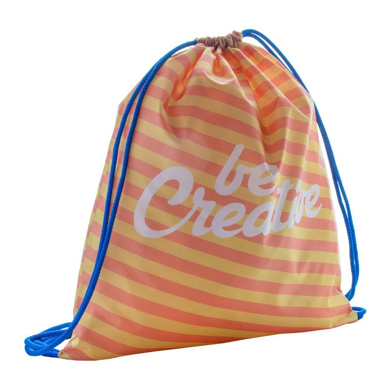 Rucsac cu șnur personalizat CreaDraw Albastru
