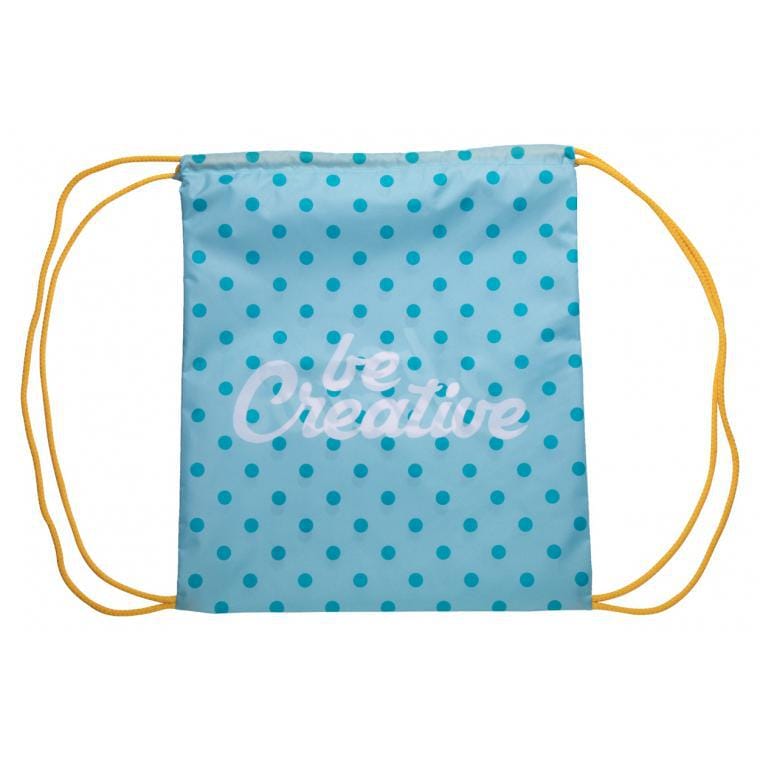 Rucsac cu șnur personalizat CreaDraw galben alb