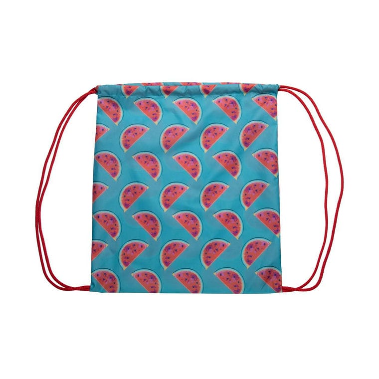 Rucsac cu șnur personalizat CreaDraw roșu alb
