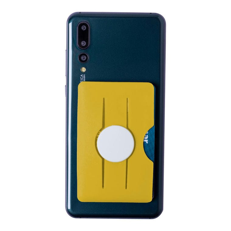 Portcard Tisson galben alb