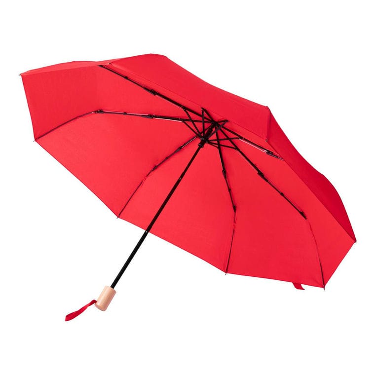 Umbrelă din material reciclat RPET Brosoboo Roșu