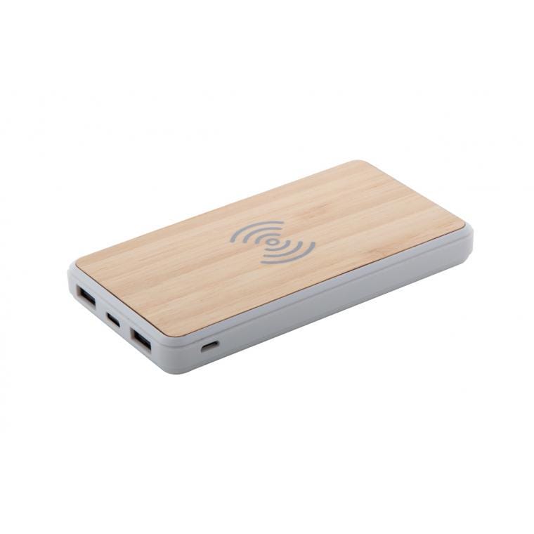 Power bank Dickens natural alb