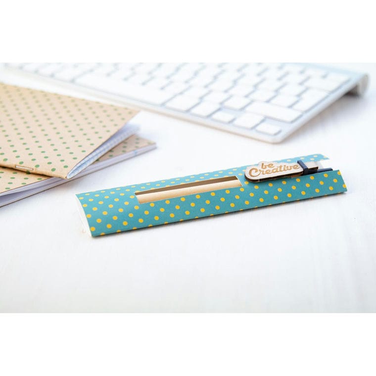 Etui pix CreaSleeve alb