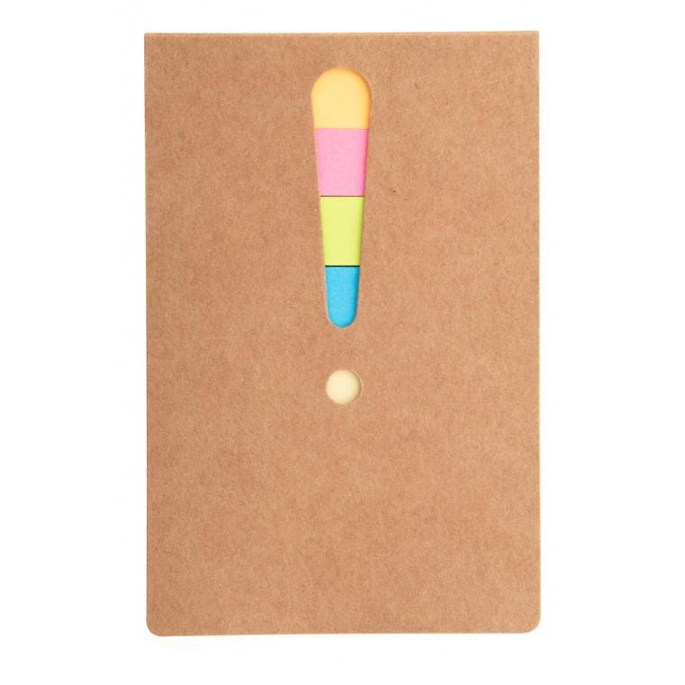 Bloc notes adeziv Exclam bej
