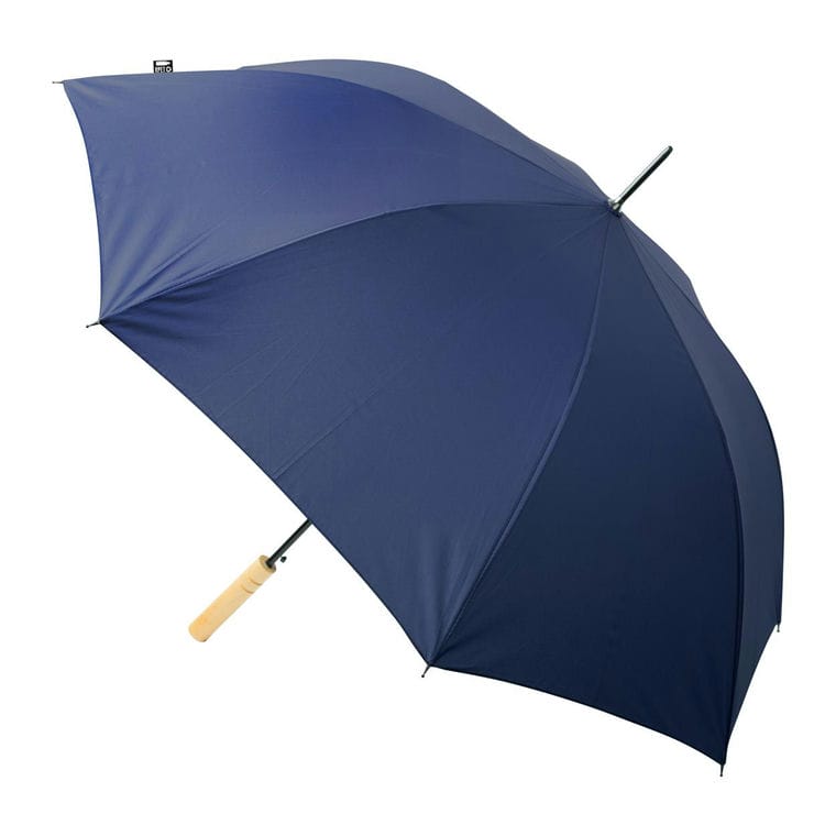 Umbrelă din material reciclat RPET Asperit albastru închis