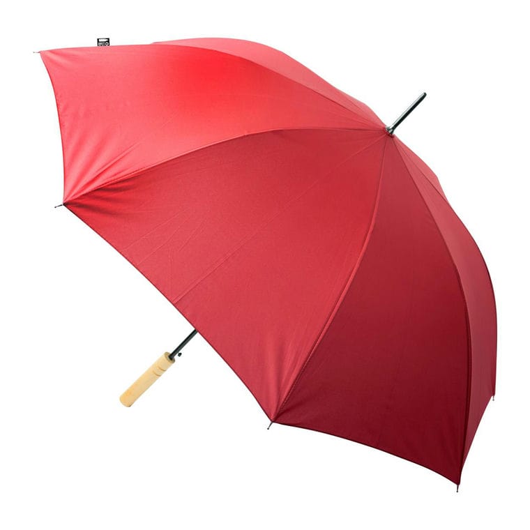 Umbrelă din material reciclat RPET Asperit Roșu