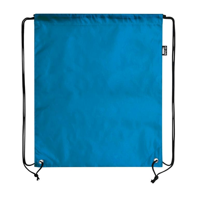 Rucsac drawstring din material reciclat RPET Redraw albastru deschis