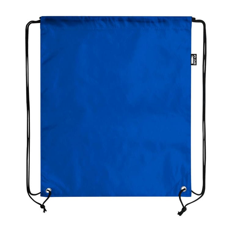 Rucsac drawstring, material reciclat RPET Lambur albastru