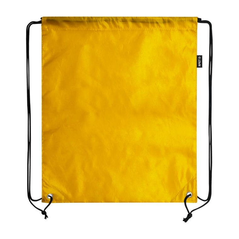 Rucsac drawstring din material reciclat RPET Redraw Galben
