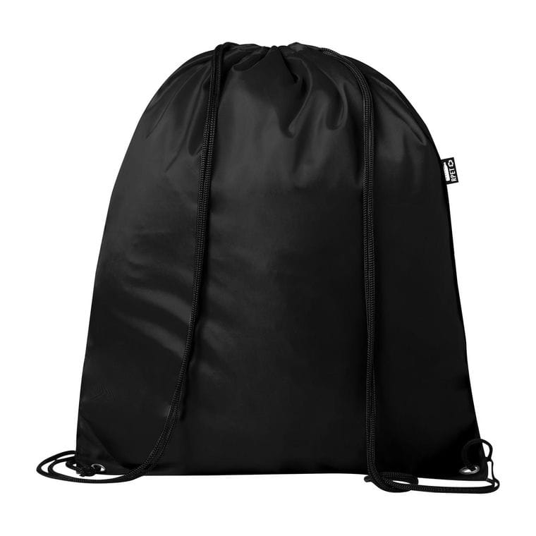 Rucsac drawstring din material reciclat RPET Redraw negru