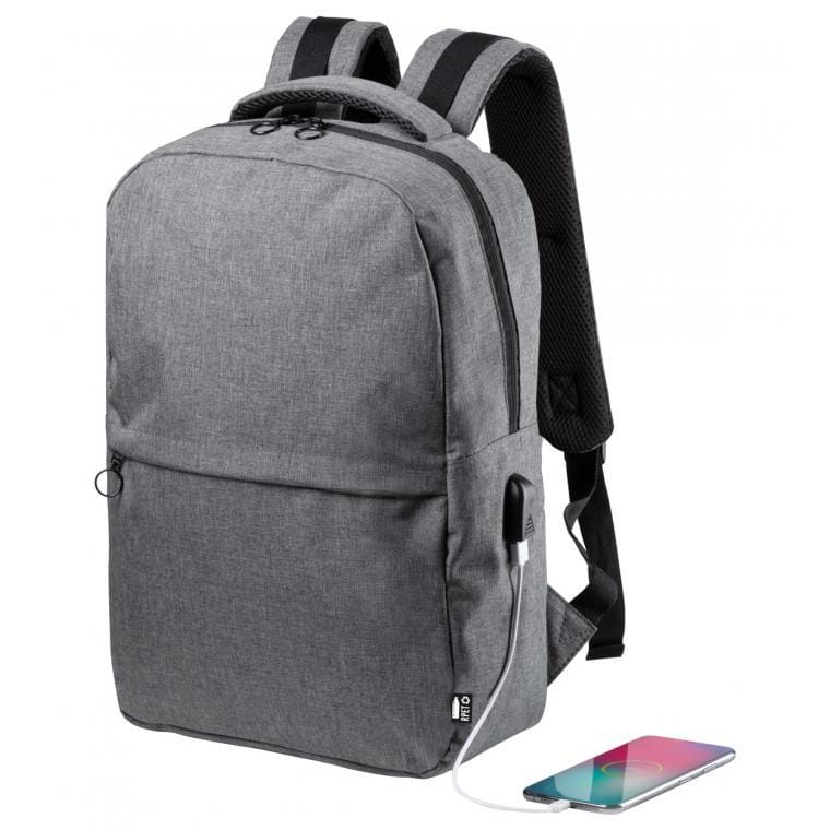 Rucsac din material reciclat RPET Hershey gri
