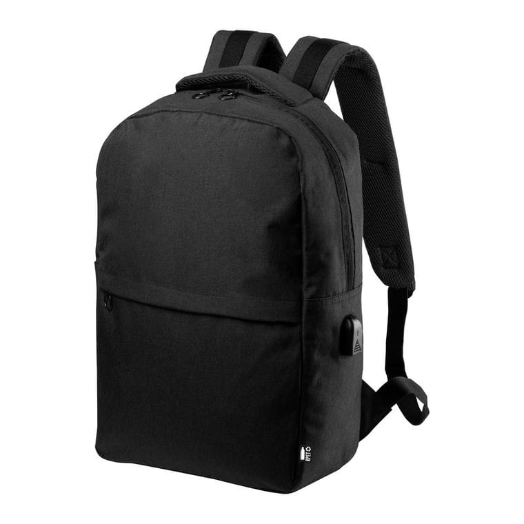 Rucsac din material reciclat RPET Hershey Negru