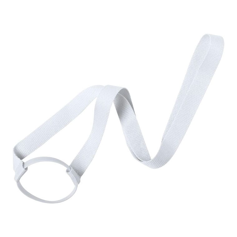 Lanyard cu suport sticlă Lancup Alb