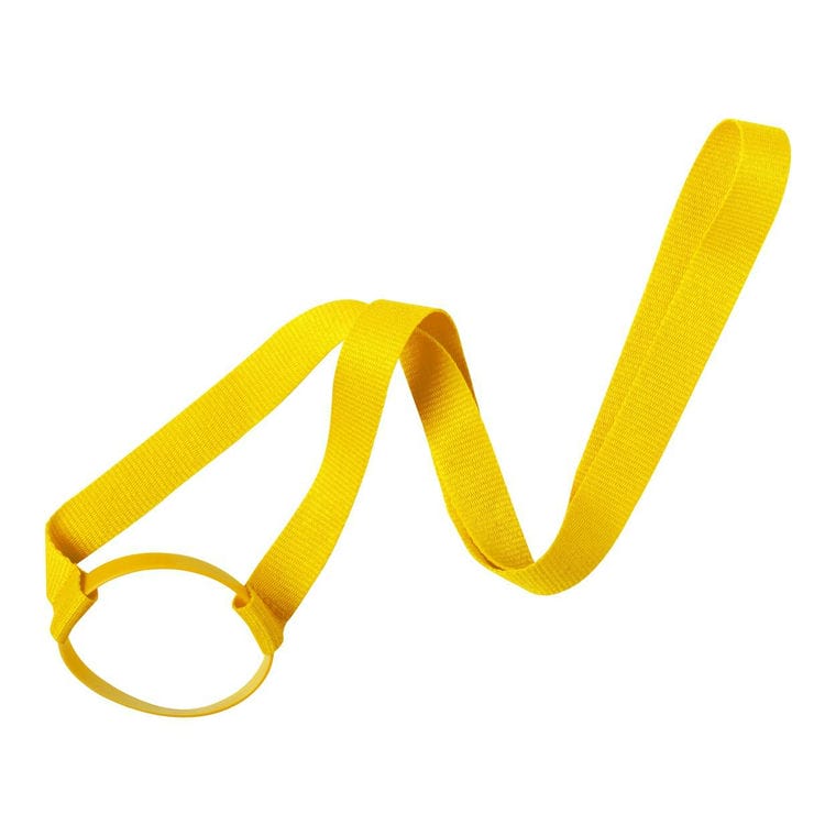 Lanyard cu suport sticlă Lancup Galben