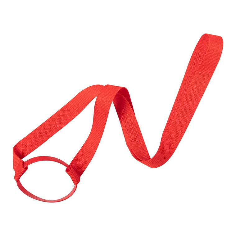 Lanyard cu suport sticlă Lancup Roșu