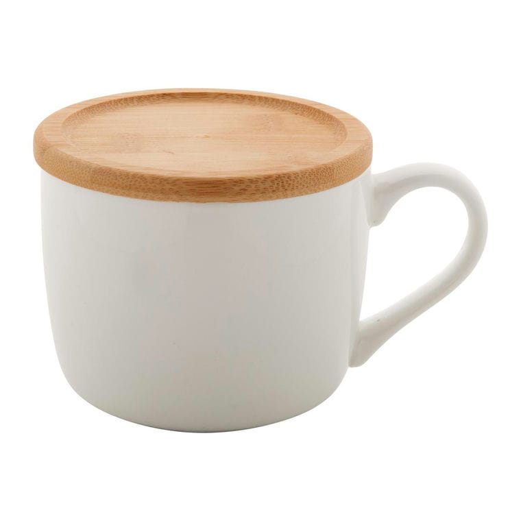 Cană din porțelan Athena alb