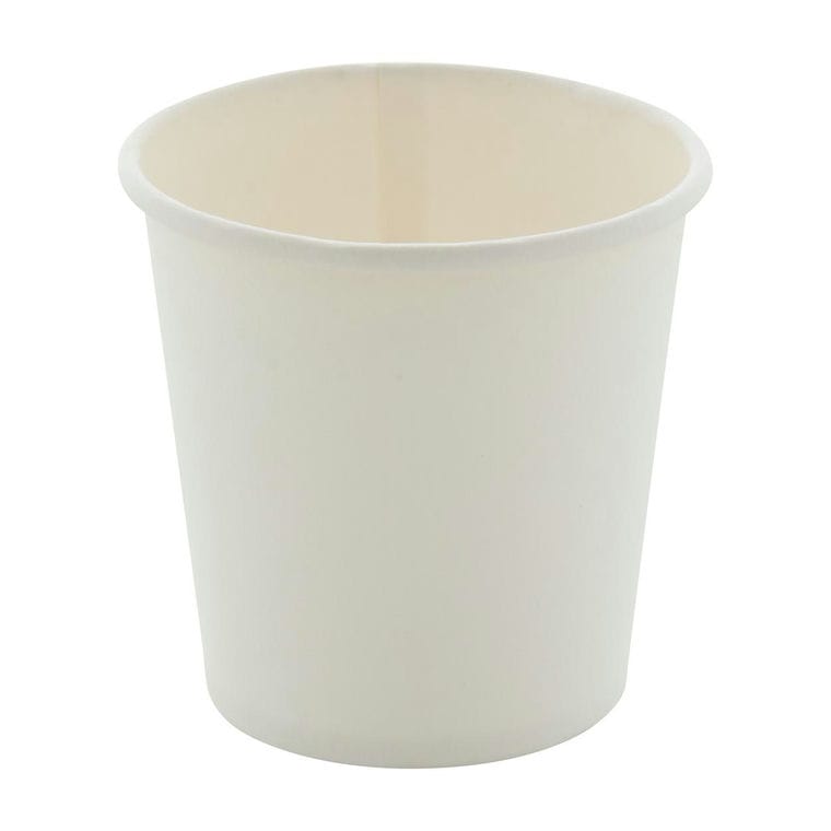 Pahar de hârtie, 120 ml Papcap S Alb